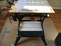Black And Decker Portable Workbench 425 Diy Lower Shelf For Black Decker Workmate 425 Black Decker Woodworking Designs Wood Shop