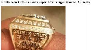 Jun 03, 2021 · tom brady now knows the day he will receive his seventh super bowl ring. Random Saints Super Bowl Ring Appears On Craigslist Sporting News