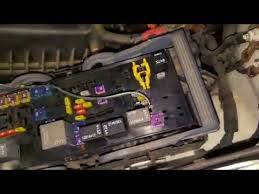 Dodge Journey Starter Fuses Starter Relay Youtube