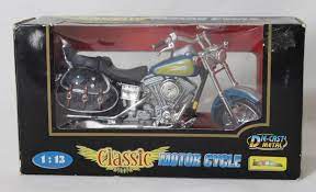 Classic Motor Cycle 1 13 Scale Diecast Metal New Dc1310 In Blue Green Diecastmetal Motorcycle Classic Motors Vintage Harley Davidson Motorcycles Green Toys