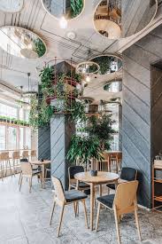 Nature Inspired Restaurant Interior Design Modern Decor Cafe Interior Design Restaurant Interior Design Interior Design Examples
