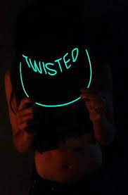 Light Up Hat Twisted 2 Mode El Snapback Hat Glow In The Etsy Light Up Hats Snapback Hats Snapbacks Girls
