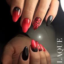 Black And Red Nail Art Ideas 25 Christmas Nail Art Ideas Designs That You Will Love Daily Nail Arts Floral Nails Fashion Nails Nails