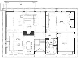 Centre modern furniture around a cubic rug. Bennett Frank Mccarthy Architects Open Floor Plan Kitchen Living Room Floor Plans Kitchen Dining Room Combo