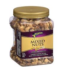 Planters deluxe mixed nuts with hazelnuts, 15.25 oz. Deluxe Mixed Nuts Sea Salt Planters 963 G