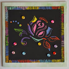 See more ideas about homemade cards, cards, inspirational cards. Multicolor Rose Homemade Greeting Card Card Design Handmade Homemade Greeting Cards Greeting Cards Handmade