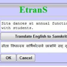Pdf English To Sanskrit Machine Translation