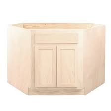 Diagonal Corner Sink Base Oak Cabinet Kitchen Cabinets Finished Bathroom Decoration Furniture Corner Sink Oak Cabinets Oak Kitchen Cabinets