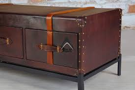Maybe you would like to learn more about one of these? Trunk Coffee Table Leather Coffee Table With Drawers Akku Art Exports