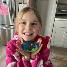 Thanks Kathy Powell for my Valentine's Rock ❤️