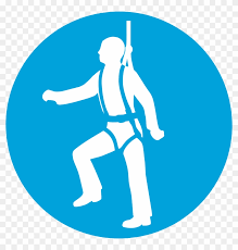 Set of safety caution signs and symbols of working at heights, working at height signs to use in worldwide construction and industrial services. Working At Height Safety Harness Clipart Use Safety Harness Sign Free Transparent Png Clipart Images Download
