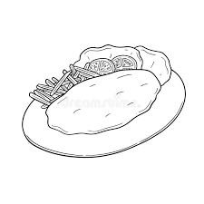 55 perfect chips coloring page. Vector Of Fish And Chips Stock Vector Illustration Of Lunch 120416430