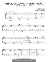 Precious Lord Take My Hand Take My Hand Precious Lord By T A Dorsey On Musicaneo Lord Take My Precious
