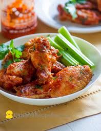 Healthy Sriracha Chicken Buffalo Wings Chicken Wing Recipes Healthy Chicken Recipes Garlic Chicken Wings Recipe