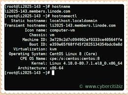 Centos 8 Change Hostname (Computer Name) Command - Nixcraft