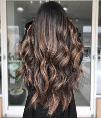 Long Black Hair With Chocolate Balayage In 2020 Brown Hair Balayage Brown Hair With Blonde Highlights Brown Blonde Hair