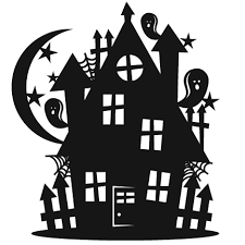 Halloween Haunted House Scrapbook Cut File Cute Clipart Files For Silhouette Cricut Pazzles Free Svgs Free Svg Cuts Cute Cut Filess