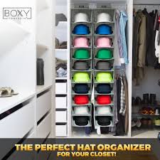 A simple and effective closet organizer system, these wire barriers stand tall and attach to your shelves to create individual compartments for all your favorite. Hat Rack 10 Shelf Hanging Closet Hat Organizer For Hat Storage Protect Your Caps Keep Them In Great Condition Easy Hat Holder Baseball Cap Organizer 3 Pack Walmart Com Walmart Com
