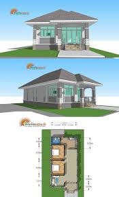 Compact And Cozy Two Bedroom Bungalow Bungalow House Design Philippines House Design House Design Pictures