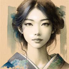 Translucent, and ethereal, Japanese portrait photography, 1910 .... Read  more below