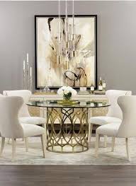 ( round table & 6 side chair),created for macy's. Salon Round Table Dining Room Design Salon Table Dining Room Furniture Modern Luxury Dining Room Round Dining Room Table