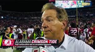 Paul Finebaum calls Nick Saban's comments “totally classless... he does not  rule the world” (1st link). USA Today is demanding that Coach Saban  apologize (which, by the way, he has). I say