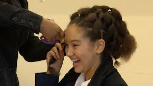 The haircut that made history to provide Afro hair in wigs for children  with cancer