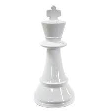 Large White King Chess Piece Sagebrook Home King Chess Piece Sagebrook Home Chess Pieces