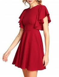 Top 15 Red Christmas Party Dresses 2020 Absolute Christmas Flare Dress Casual Red Dress Christmas Party Cocktail Dress Party