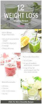 Pin On Weight Loss Smoothie Recipes