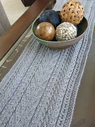 Free Knitting Pattern Lace Cables Table Runner Lace Knitting Patterns Crochet Lace Pattern Crochet Table Runner