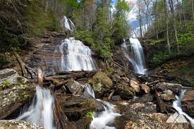 Follow this road for 3.6 miles to the parking area. Anna Ruby Falls Atlanta Trails