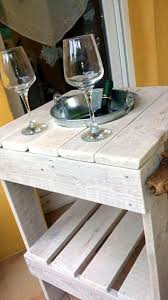 Wood Pallet Ice Bucket Table Wood Pallets Pallet Decor Diy Pallet Furniture