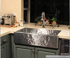 heritage stainless steel farm sink