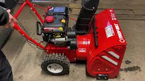 Take a moment and go through the following snow blower preparation steps now so that your equipment is ready to go when the first snow hits. How To Start A Troy Bilt Storm 2410 Snow Thrower Youtube