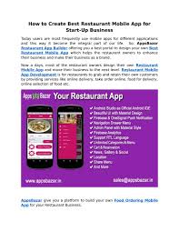 Large companies and small ones, as well as startup projects, they all need an application in addition, integrate your social media accounts to the app (like instagram, youtube, etc.) or connect to shopify, etc. How To Create Best Restaurant Mobile App For Start By Aparna Apps Issuu