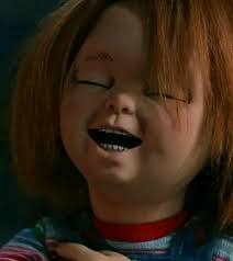 She lifted her drink to take a sip and saw this guy smiling back at her 😊 