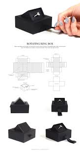 The Rotating Ring Box Interactive Engagement Ring Packaging That Rotates Open Download Packa Jewelry Packaging Design Box Packaging Design Jewerly Packaging