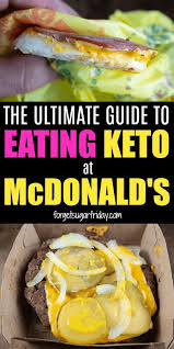 Keto Mcdonald S Box With Egg Mcmuffin And Quarter Pounder With Cheese Inside Keto Mcdonalds Keto Fast Food Keto Fast Food Options