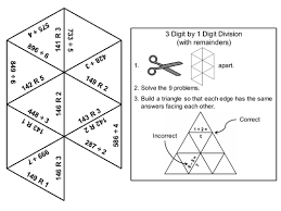 Second grade math worksheet printables cover basics such as counting and ordering as well as addition and subtraction, and include the exciting topics of measurement, geometry, and algebra. 3 Digit By 1 Digit Division With Remainders Math Tarsia Puzzle Teaching Resources