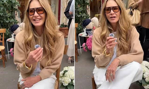 Elle Macpherson baffles fans with a totally new accent as she promotes new clothing line