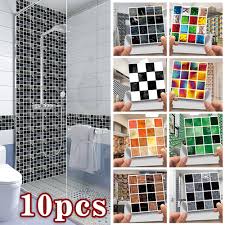 5.0 out of 5 stars. Buy 10pcs Diy Waterproof Tiles Mosaic Wall Sticker Kitchen Bathroom Art Decal Decor At Affordable Prices Price 3 Usd Free Shipping Real Reviews With Photos Joom