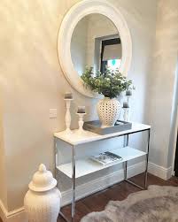 White Gloss And Chrome Console Table White Gloss Furniture White Console Table Modern Console Tables