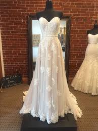 Light And Airy Boho Wedding Dress By Stella York Lace Appliques Cascade Down A Frothy Tulle Skirt A Line Wedding Dress Boho Wedding Dress Wedding Dresses Lace