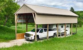 These winter carports can handle an extreme amount of weight, which is essential after those brutal snowstorms. 19 Portable And Permanent Rv Shelters For Campers