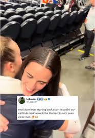 Imagine Caitlin Clark and Marina Mabrey on the same team 🤔 🎥  @feverville317 on TikTok #caitlinclark #marinamabrey #wnba #indianafever  #connecticutsun