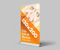 Free Roll Up Mockup 120x200 Cm Mockups Design Free Premium Mockups Free Mockup Mockup Psd Templates