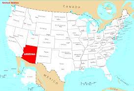 This is a really long drive, so it's not very realistic to drive nonstop. Where Is Arizona Located Mapsof Net