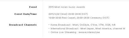 Those idols who attended the 2015 mama in hong kong had some photos time at the awards, check out their photos here. Irene ì•„ì´ë¦° News On Twitter 2015 Mnet Asian Music Awards Mama Event Details 2015 12 02 6pm Kst Red Carpet 8pm Kst Ceremony Https T Co Oz77xyltdr
