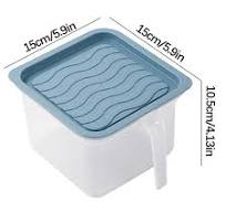 Multigrain Barley Storage Jar | Transparent Plastic Food Grade Container  with Handle | Airtight Locking Lid | Stackable Design | For Nuts, Candy,  Dry ...